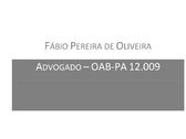 Fabio Pereira de Oliveira Advocacia